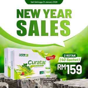 2 Kotak Curatap Gou3 (40 Sachet)